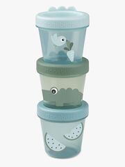 Done By Deer Croco Snack Boxes 3-pak, Grøn