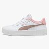 Puma Carina 3.0 Jr Sneakers, White/Sandstone