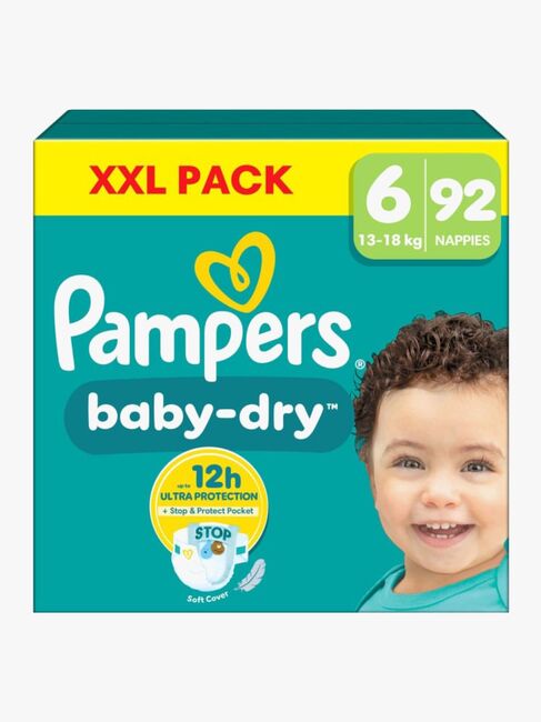 Pampers Baby Dry Bleer Str. 6 13-18 kg XXL 92-pak