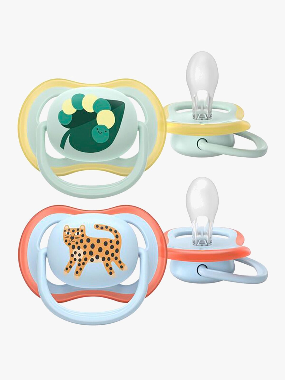 Philips Avent Ultra Air-sut 0-6m 2-pak, Blå/Lysegrøn