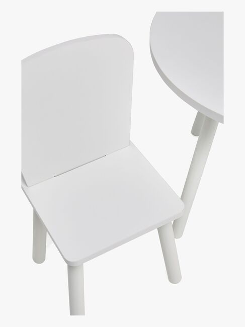 Cloudberry Castle BREE Bord & Stole med Opbevaring, Hvid