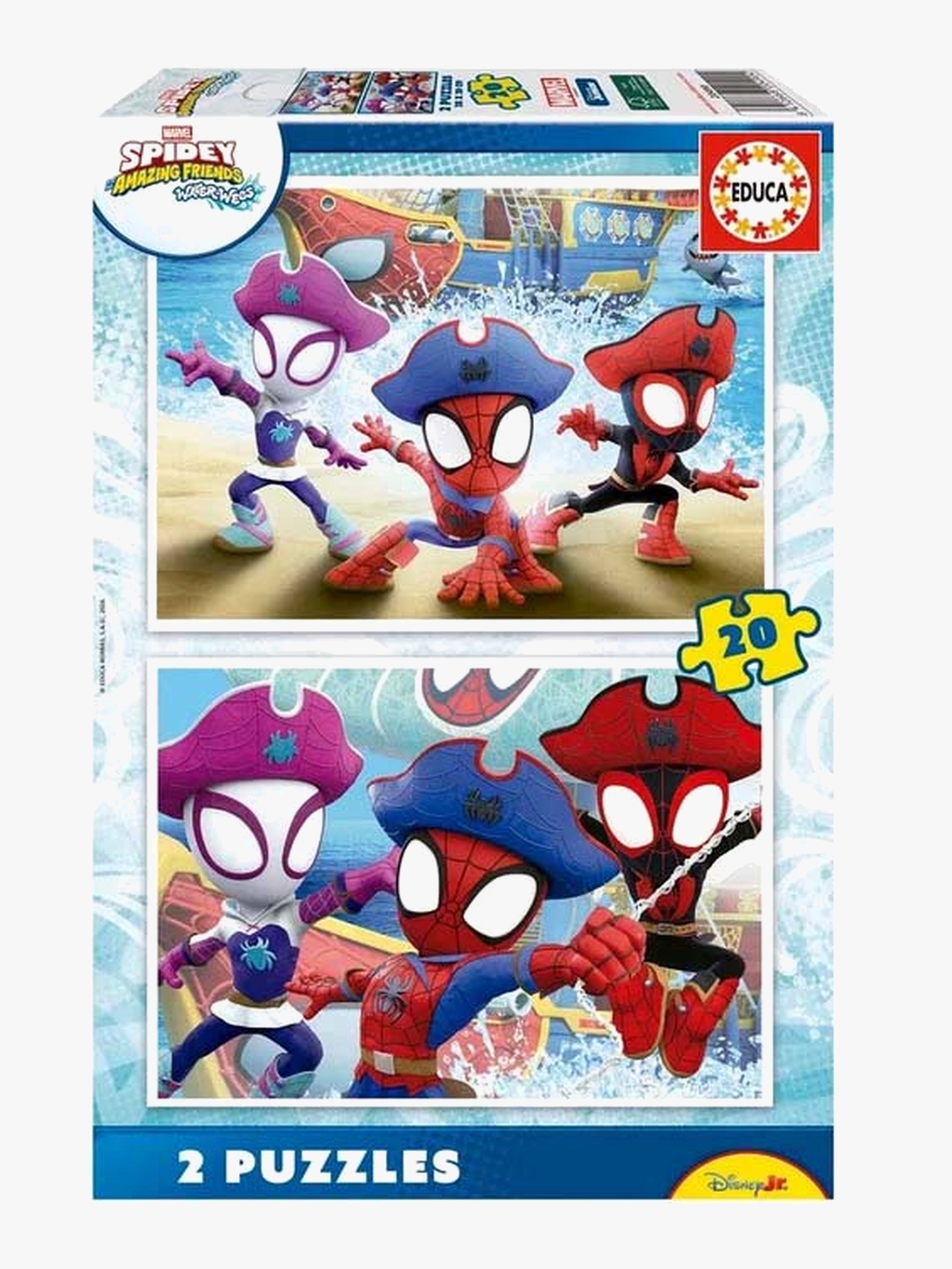 Spidey And His Amazing Friends Waterwebs Puslespil 2x20 Brikker