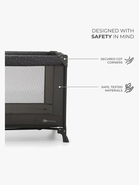 Kinderkraft JOY Light Weekendseng, Grey