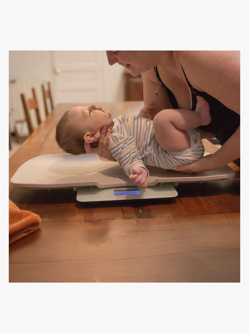 bblüv 2-i-1 Digitalt Babyvægt, Beige