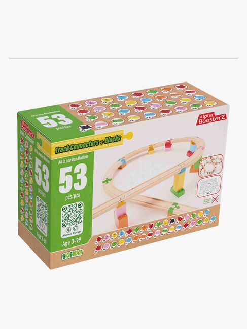 Alpha BoosterZ Track Connectors All In One Block Box Medium Byggesæt 53 Dele