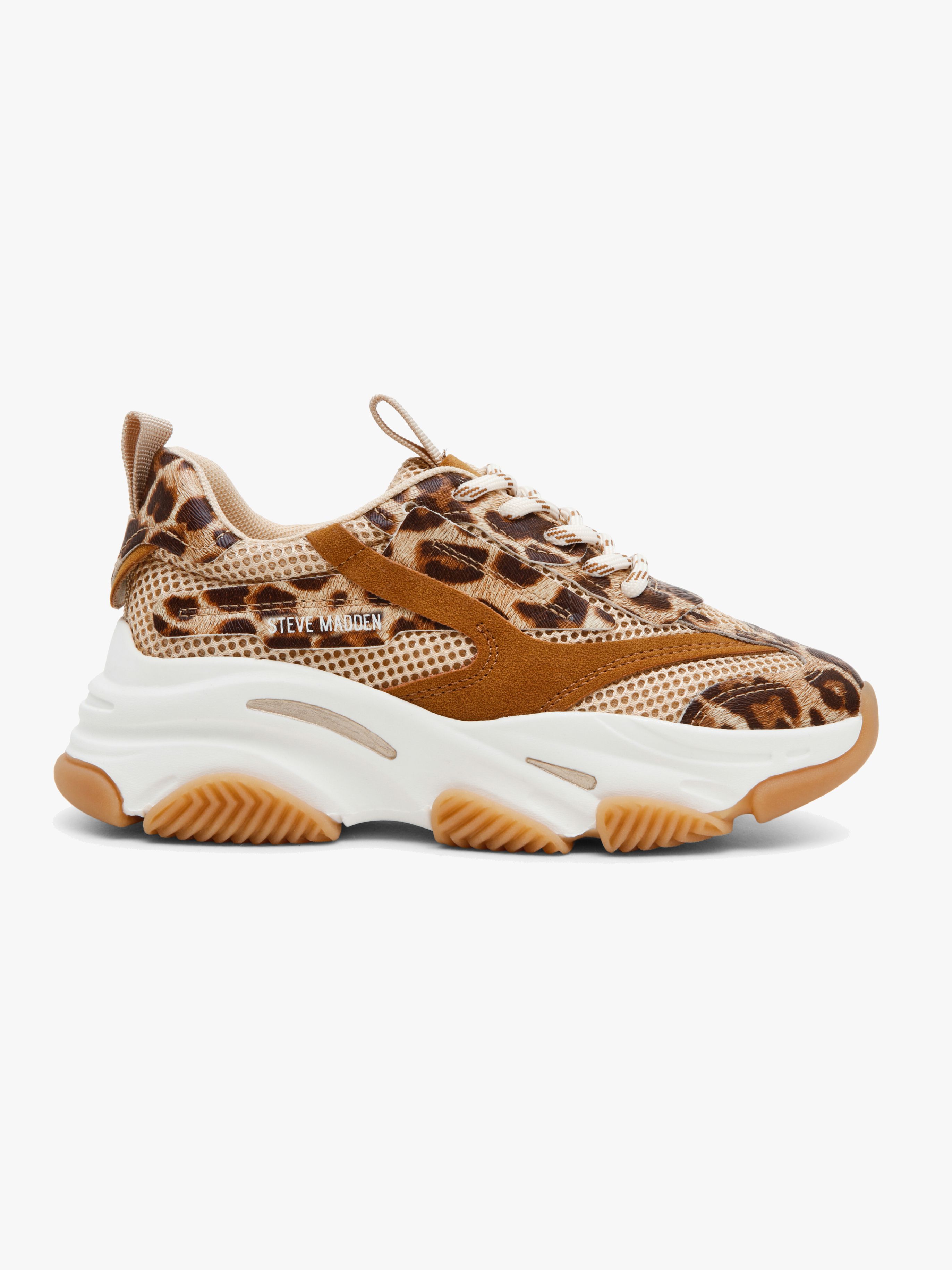 Steve Madden Jpossession Sneakers, Leopard, 32
