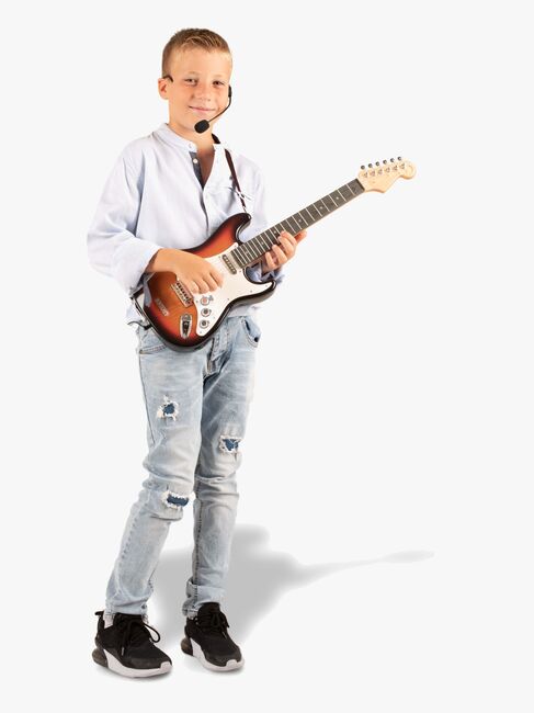 Bontempi Trådløs Elektrisk Guitar med Headsetmikrofon Rock