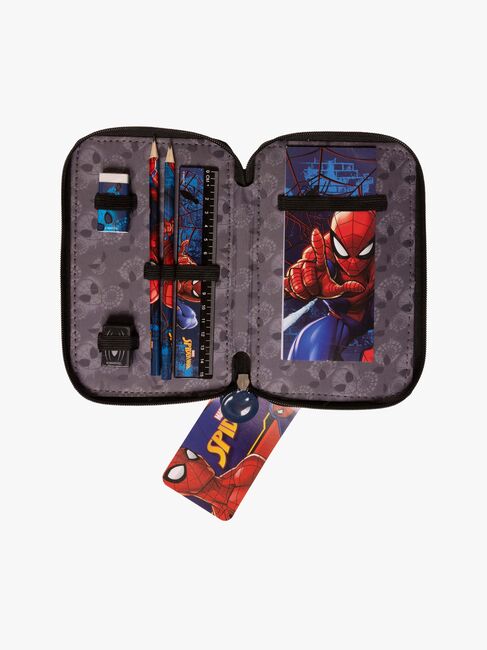 Marvel Spider-Man Dobbelt Penalhus, Blå