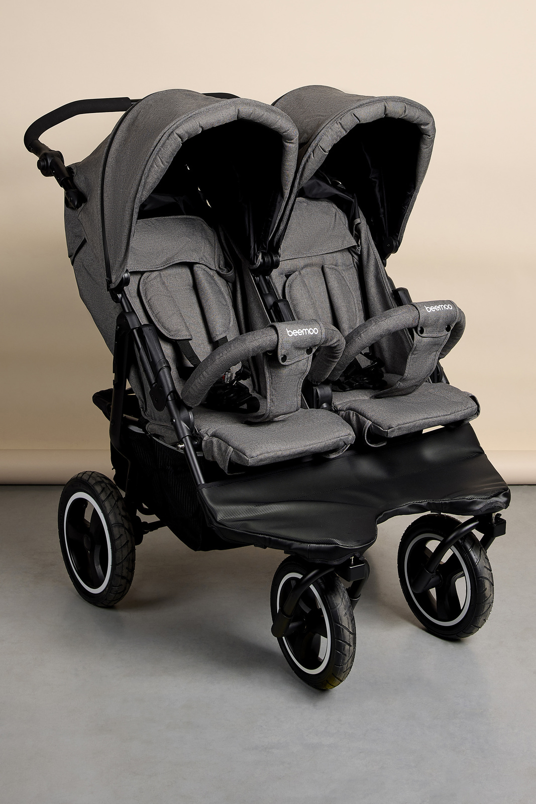 DEMO-EX Beemoo Swing Søskendevogn, Grey Melange