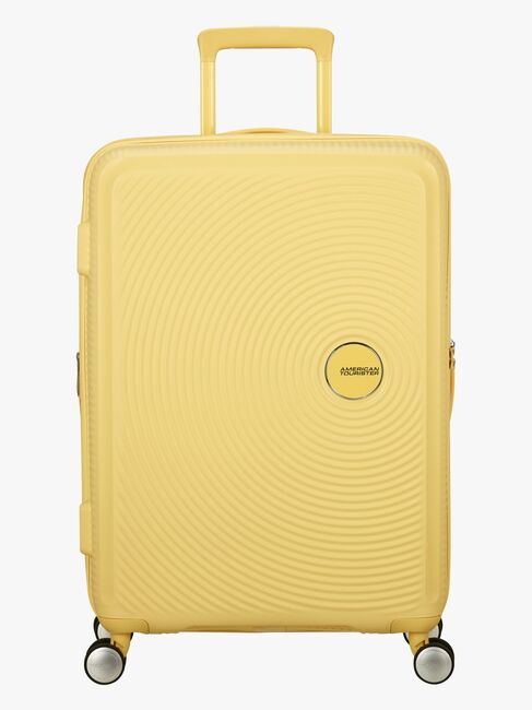 American Tourister Soundbox Spinner Kuffert 71,5L, Pastel Yellow