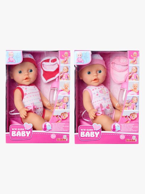 New Born Baby Dukke Spise-Tisse 30 cm Blandet Udvalg