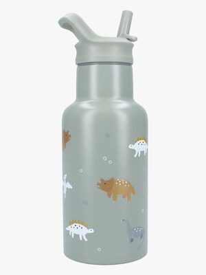 Kidzroom Stainless Steel Drikkedunk 350 ml Small Talk, Grøn