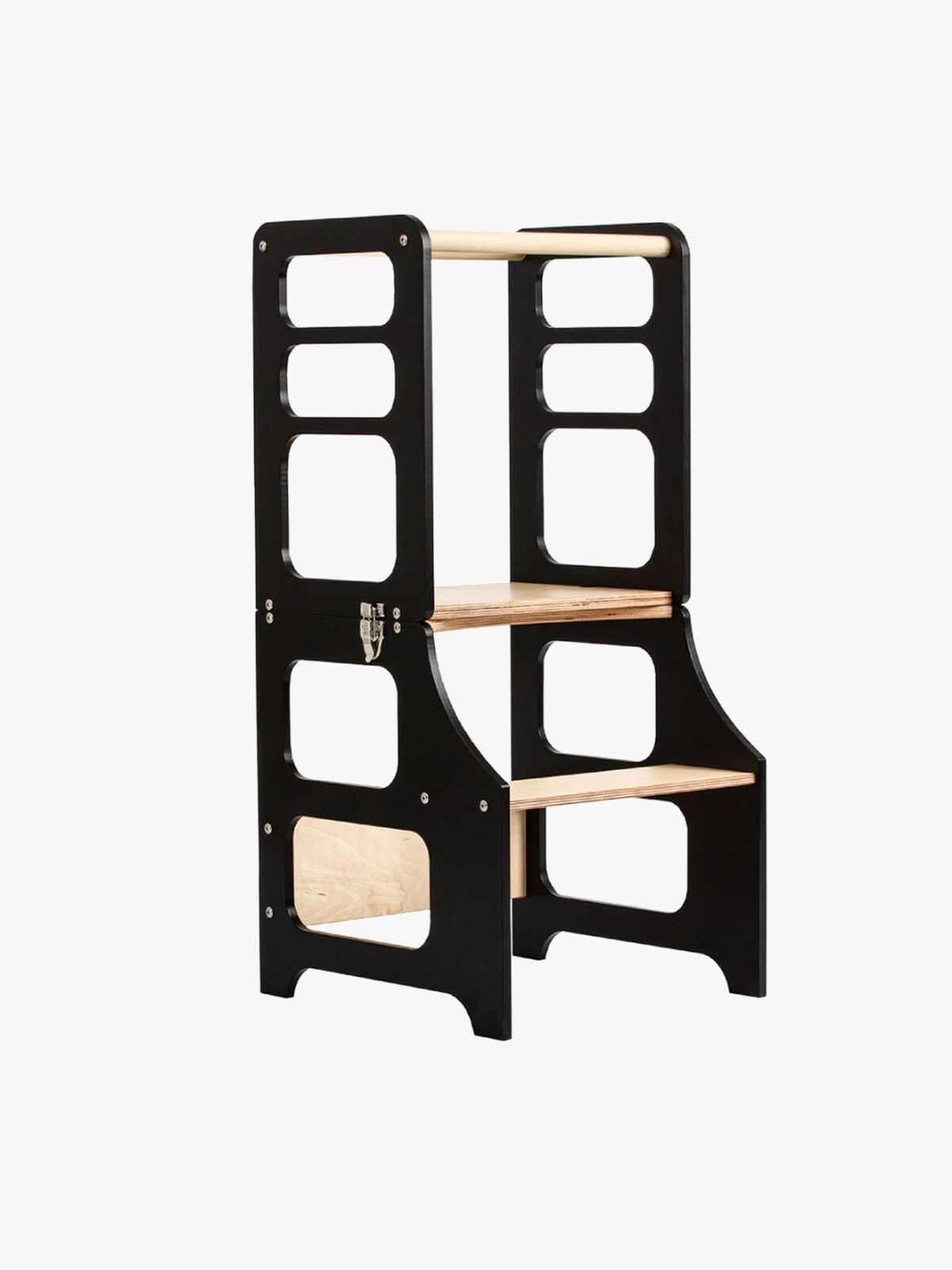 Duck Woodworks Sammenklappeligt Læringstårn, Sort