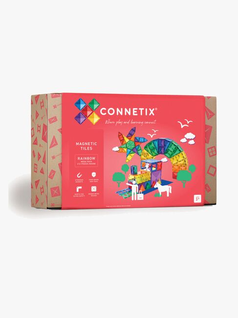 Connetix Magnetiske Byggeklodser Rainbow Mega Pack 212 Dele