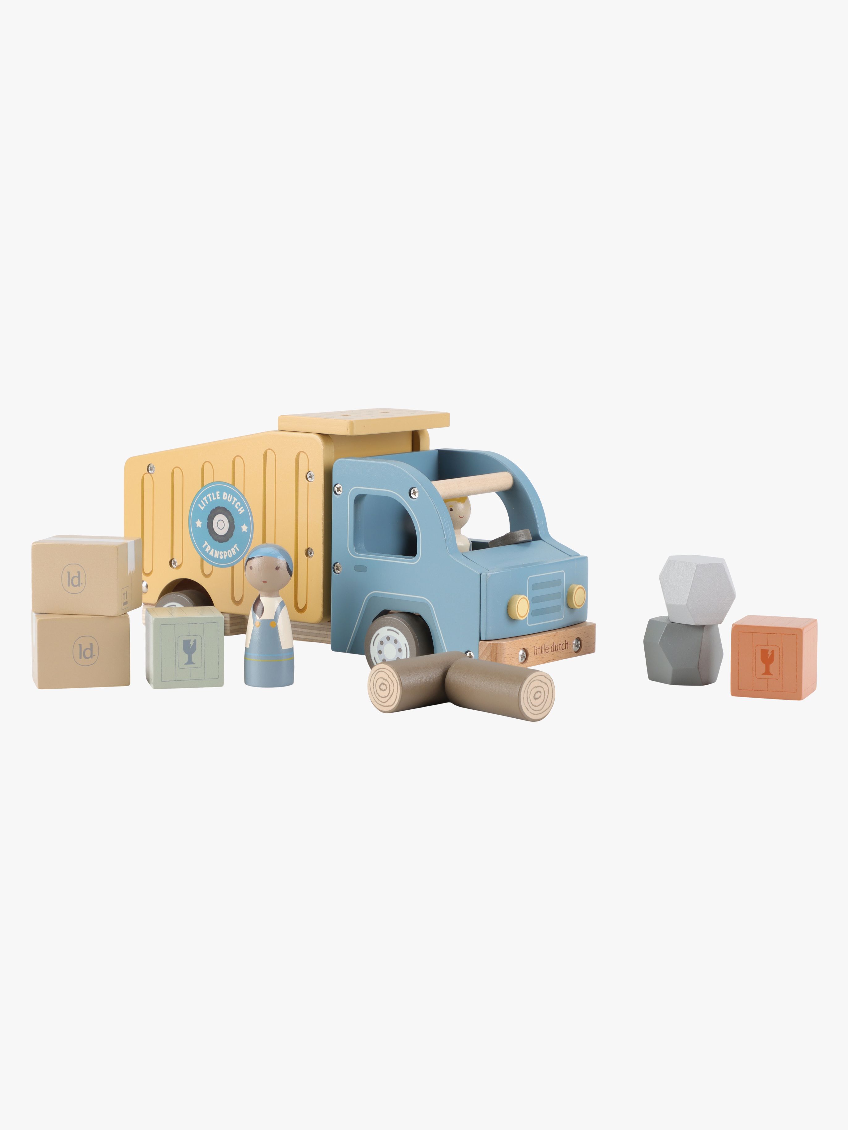 Little Dutch Skraldevogn med Figurer