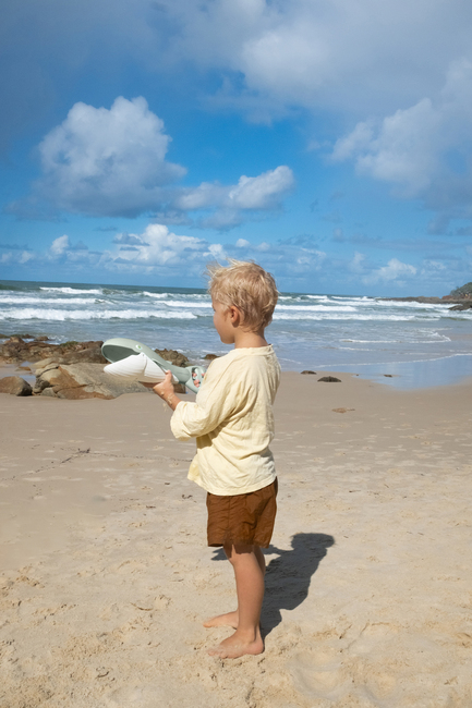 SUNNYLiFE Strandlegetøj, Claws Whale Green