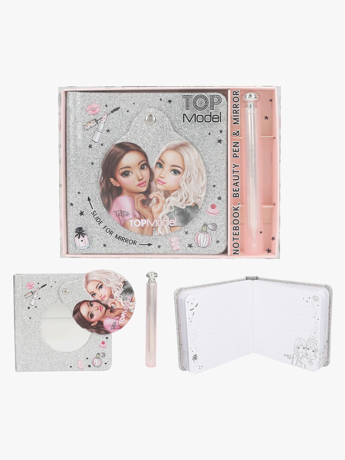 TOPModel Beauty Notesbog med Kuglepen
