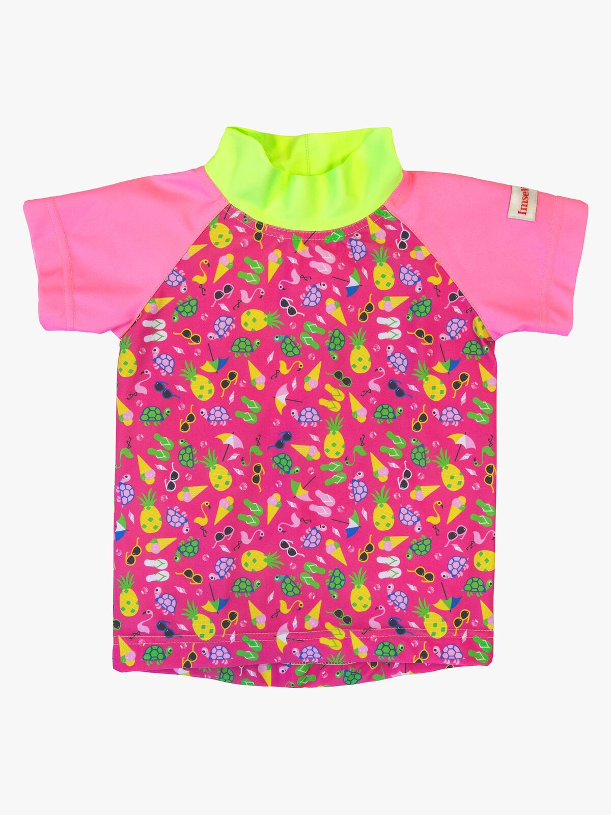 ImseVimse Badetrøje, Pink Beach Life