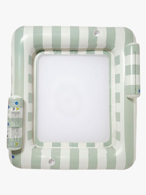 SUNNYLiFE Lux Twin Flydende Hængekøje, The Vacay Soft Olive