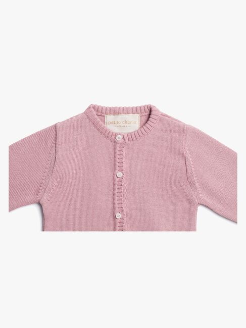 Petite Chérie Atelier Margit Babytrøje, Light Pink/Dusty Pink