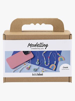 Creativ Company Kreasæt Mini Modellervoks Mobiltelefoncharm