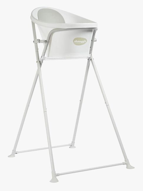 Shnuggle Sammenklappelig Stativ til Badekar Baby, White/Grey