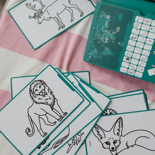 Kidywolf KIDYDRAW MINI Tegnetablet LCD Verdens Dyr