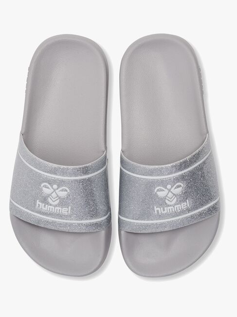 Hummel Pool Slide Glitter Jr Hjemmesko, Lunar Rock
