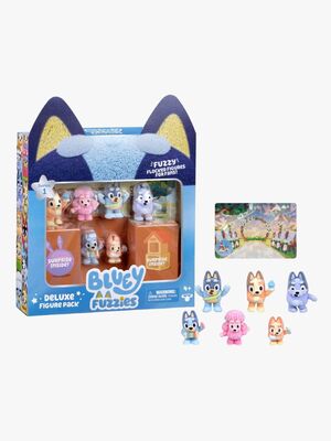 Bluey Fuzzies Figurer Fanfavoritter 8-pak