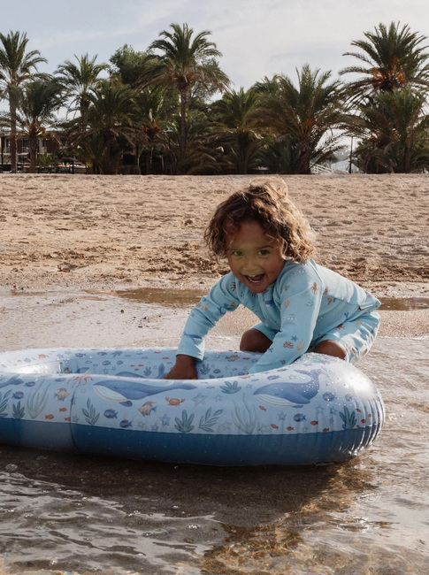 Little Dutch Bademadras Ocean World Båd, Blue