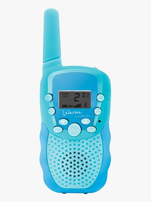 Lalarma Mix And Match Walkie Talkie med 3km Rækkevidde, Blå