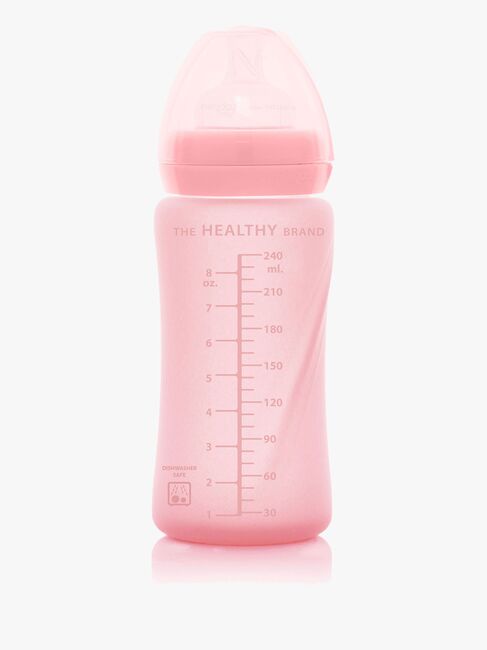 Everyday Baby Sutteflaske Glas 240 ml, Lyserød