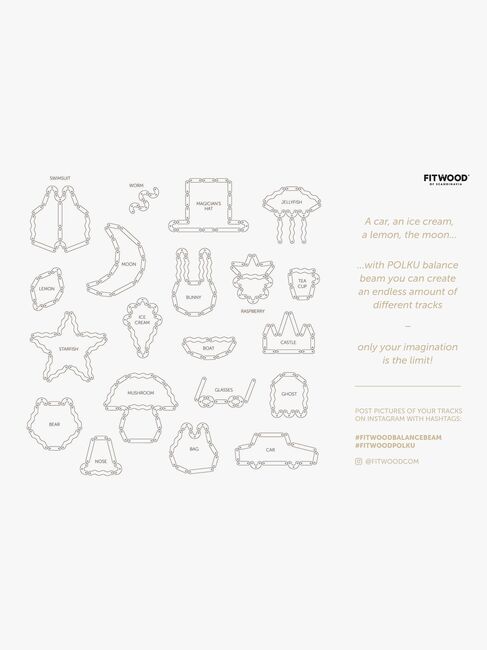 FitWood POLKU Balancebane L, Sage