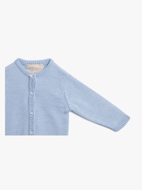 Petite Chérie Atelier Margit Babytrøje, Light Blue/Dusty Blue