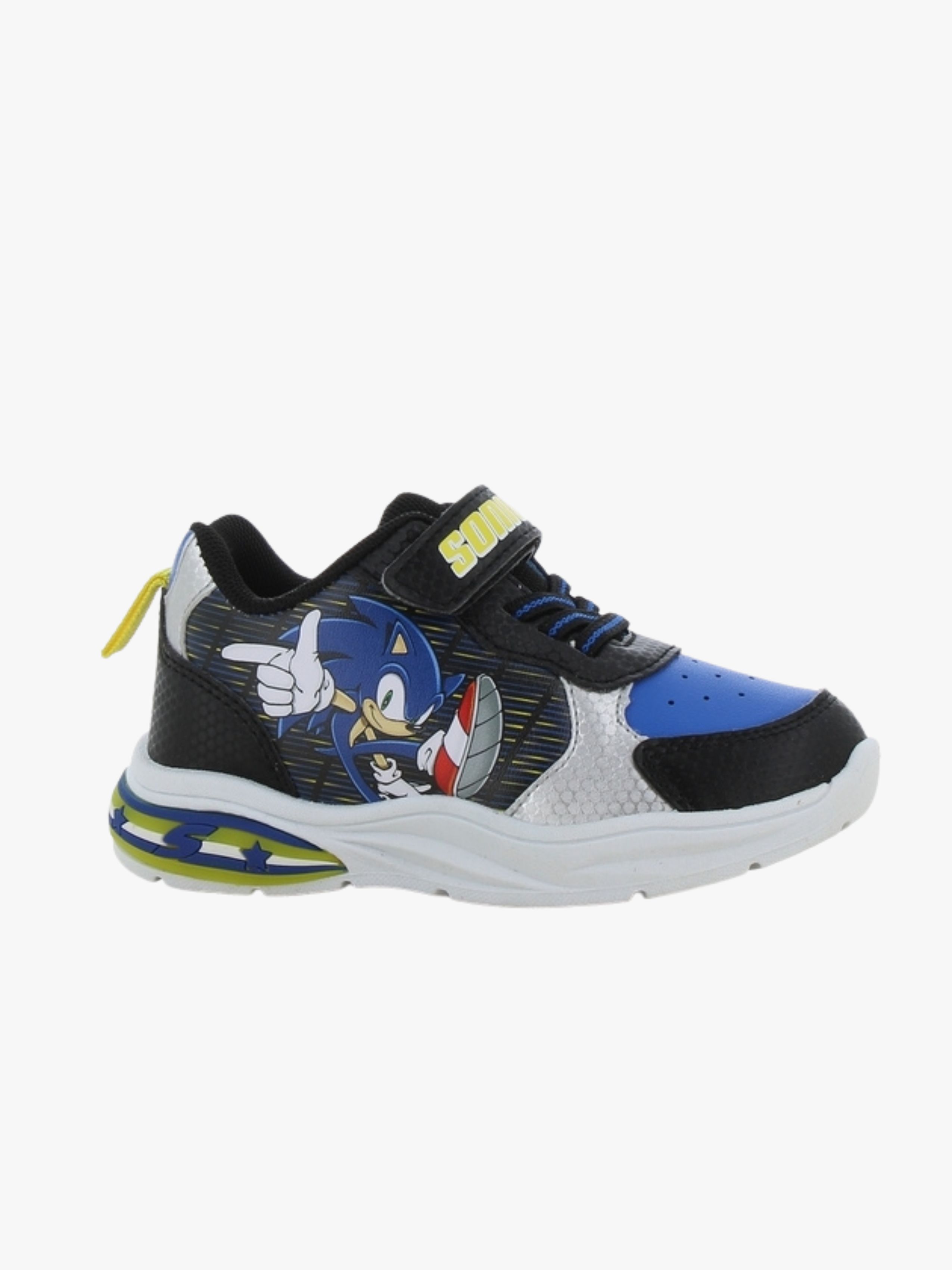 Sonic Blinkende Sneakers, Black/Cobalt Blue, 25