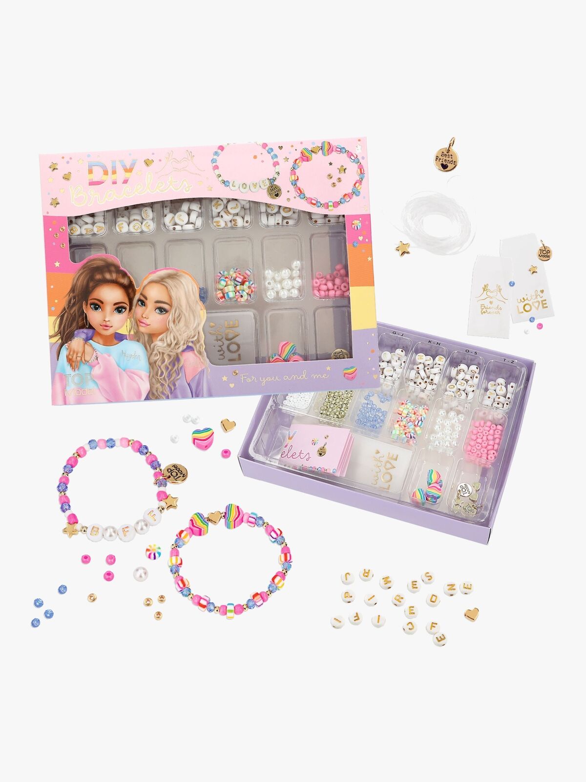 TOPModel DIY Perlearmbåndsæt