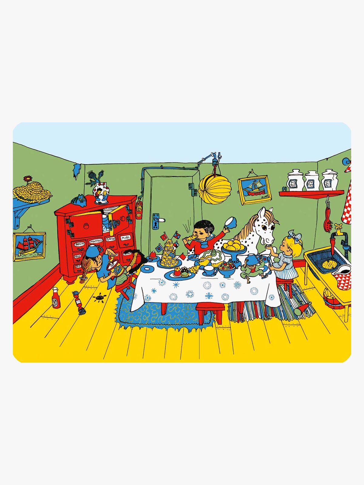 Pippi Langstrømpe Underlag