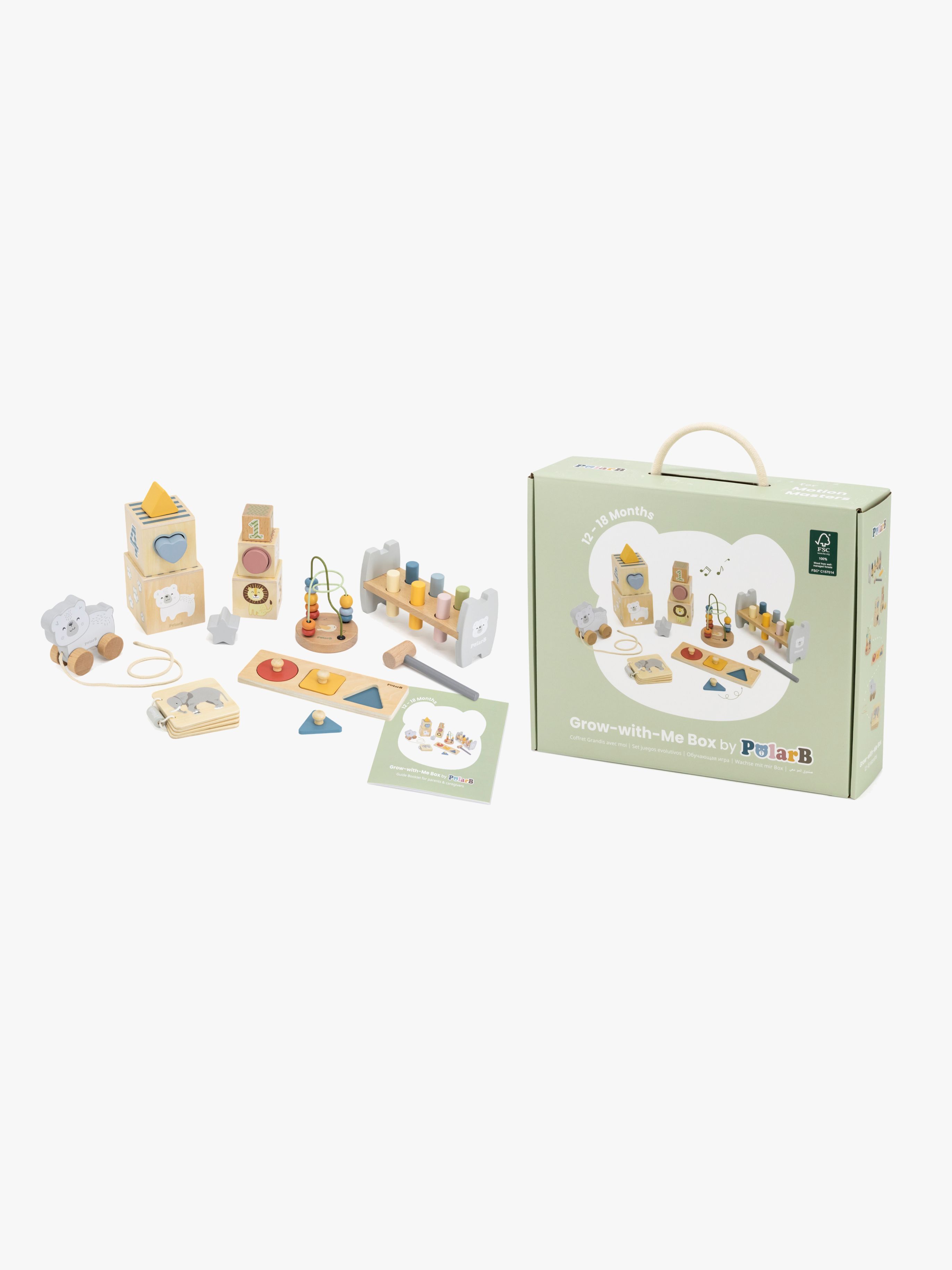 PolarB Grow-with-Me Aktivitetssæt Motion Masters 12-18 Måneder