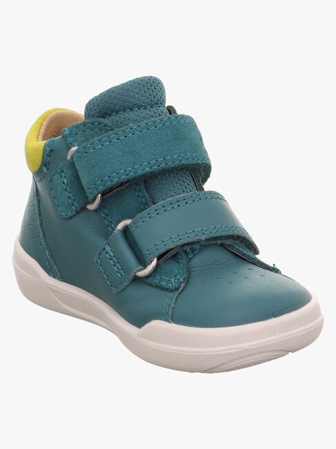 Superfit Superfree Barefoot WP Mid Sneakers, Grøn/Gul