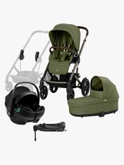Cybex TALOS S Lux Duovogn inkl. Axkid GOKID Autostol Baby & Base, Moss Green