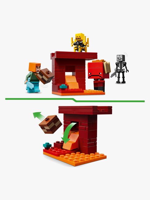 LEGO Minecraft 21266 Nether-lavakampen