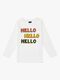Luca & Lola Gabriel Langærmet T-Shirt, Offwhite