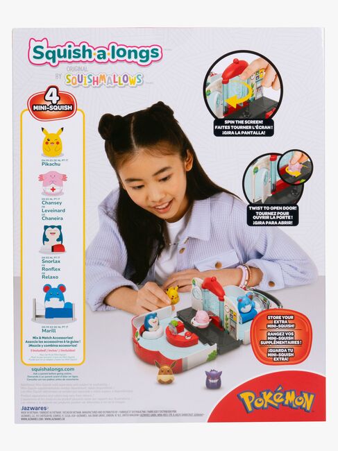 Squishmallows Pokémon Legesæt med Figurer