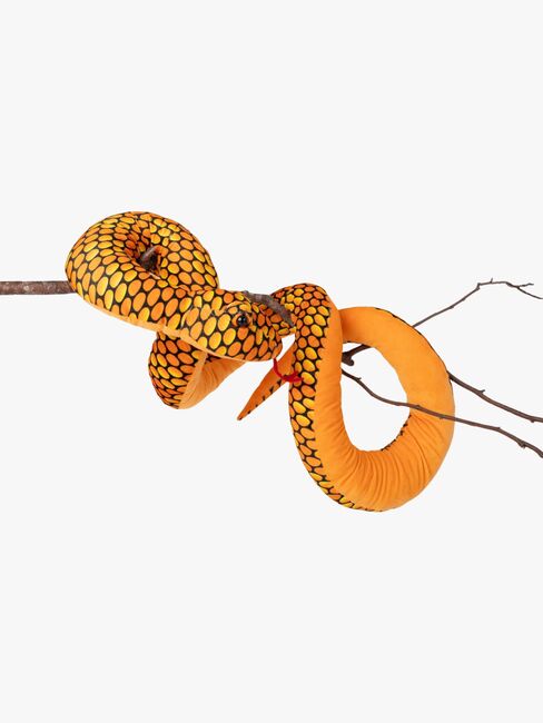 Teddykompaniet Bamse Slange 200 cm, Orange