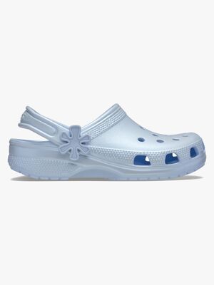 Crocs Classic Pearl Shine Crocs, Blue Frost