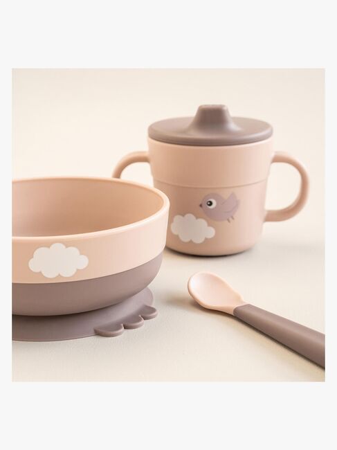 Done By Deer Foodie Madsæt Happy Clouds, Powder