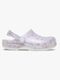 Crocs Classic Fantasy Glitter Kids Clogs, White