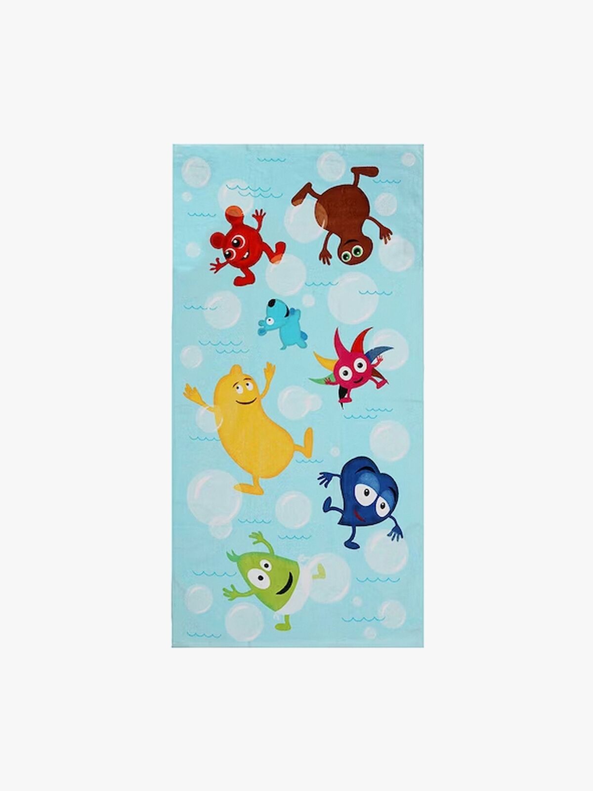 Babblarna Badehåndklæde Bobler, Blå