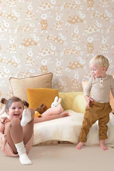 Majvillan Tapet Garden Party, Sandy Grey