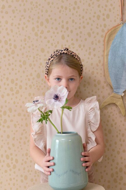 Majvillan Tapet Animal Dots, Dusty Peach